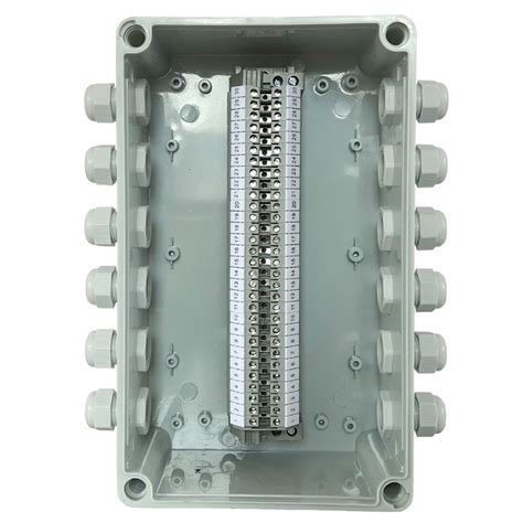 15 terminal connection junction box master control inc|junction box for enclosure.